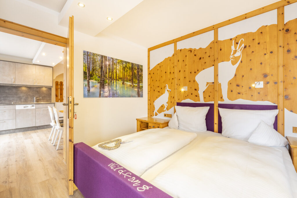 Ferienwohnung Wildfang Schlafzimmer